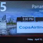 Copa Airlines flight to Panama City, Panama