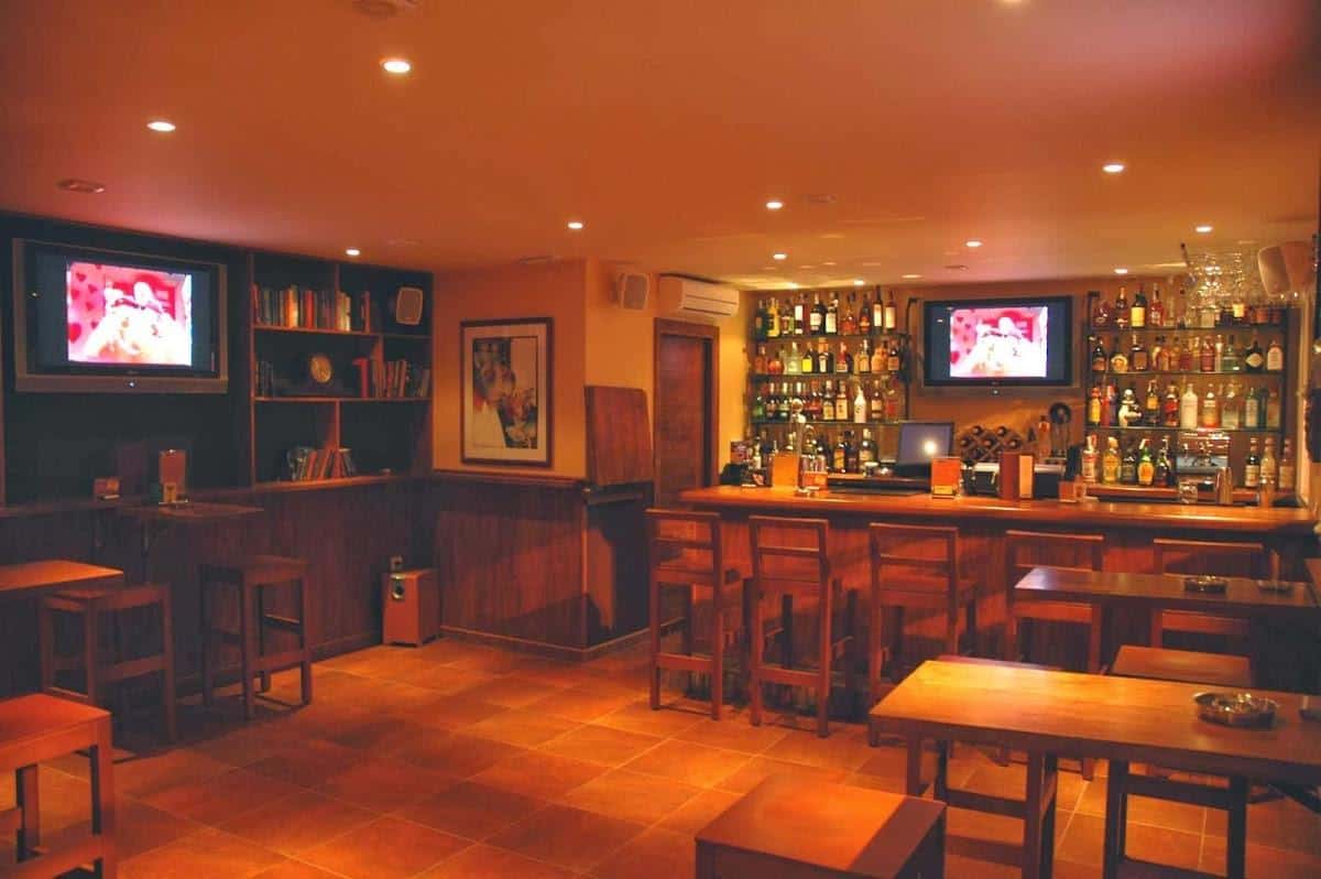 The Library Bar in Marbella, Spain — owned and operated by Brian and Kent