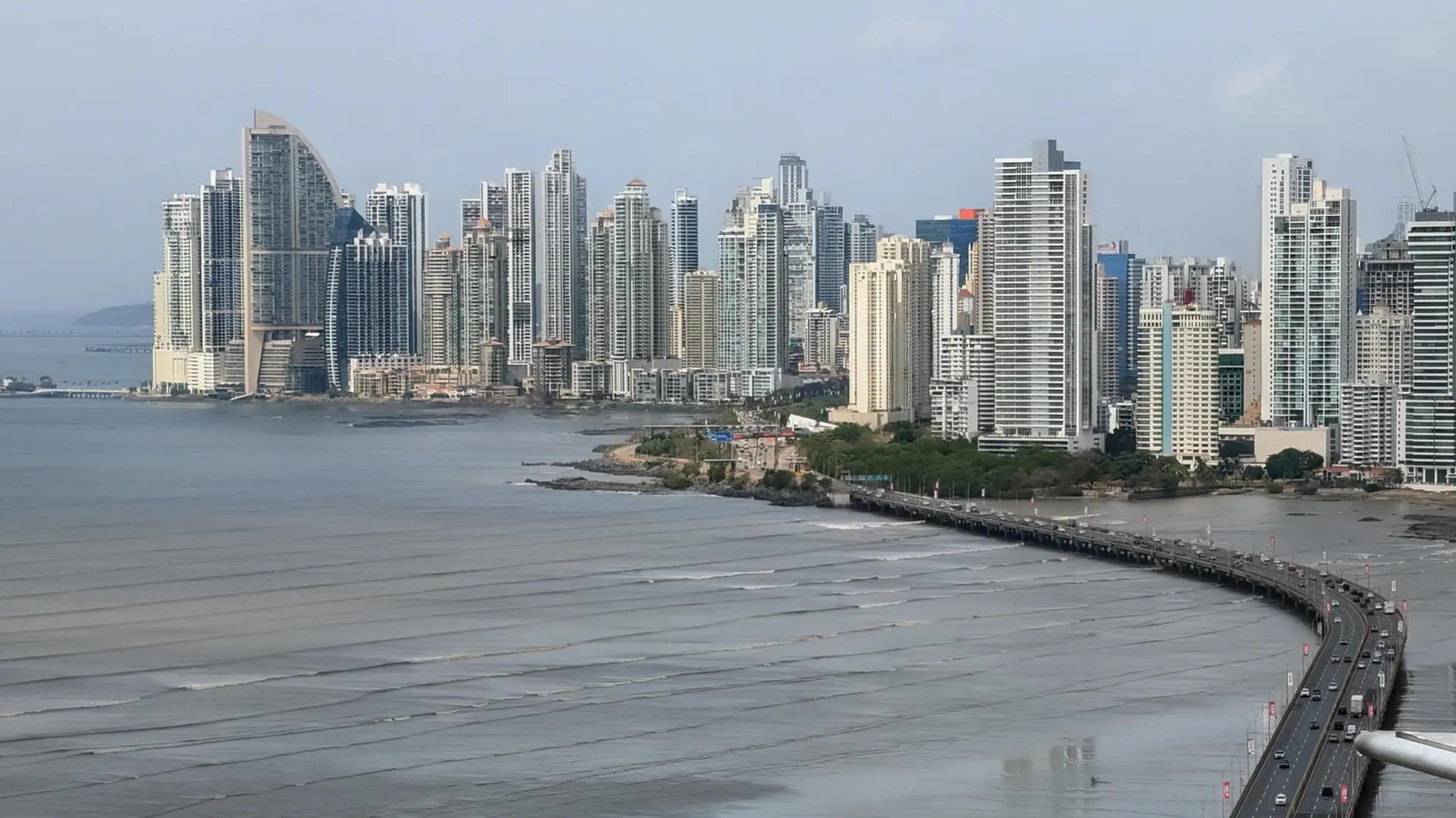 View of downtown Panama City from Morgan and Morgan law office tower