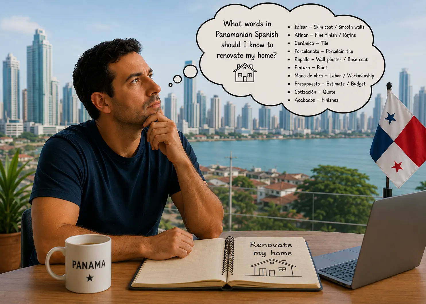 Panama construction vocabulalry