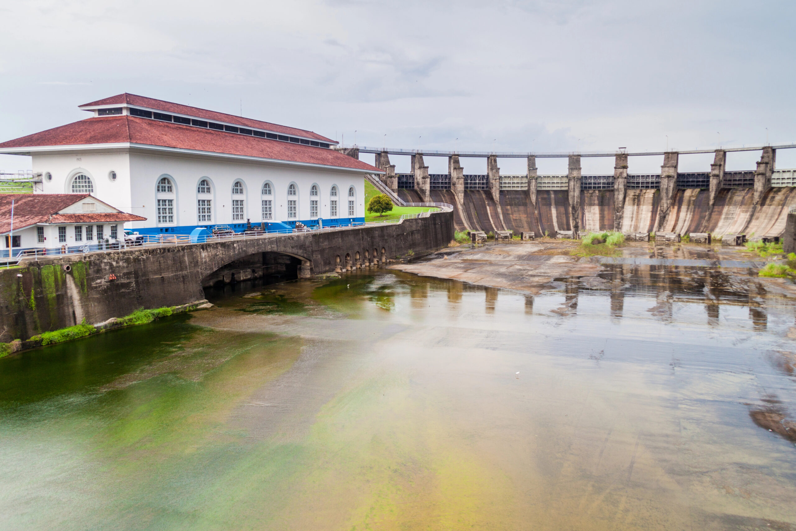 Lake Gatun Hydro-electric dam, Panama