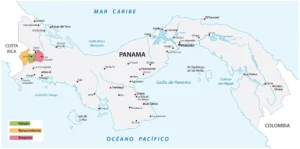 map of Panama