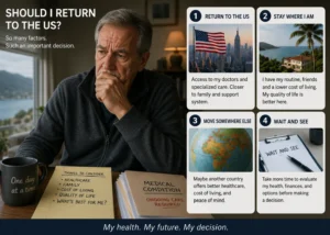 Should I return to the US if something serious happens?