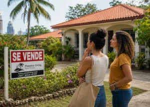 Couple considering buying property.